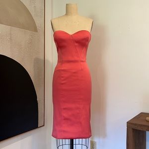 NWT Zac Posen Coral cocktail dress